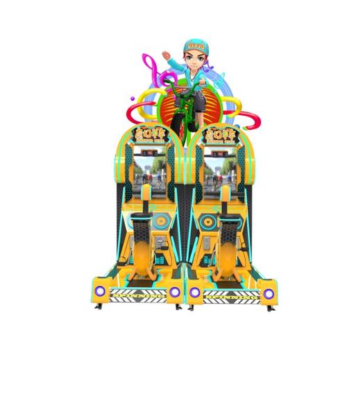 亲子魔幻单车 电玩城里的骑行冒险，开启家庭娱乐新风尚